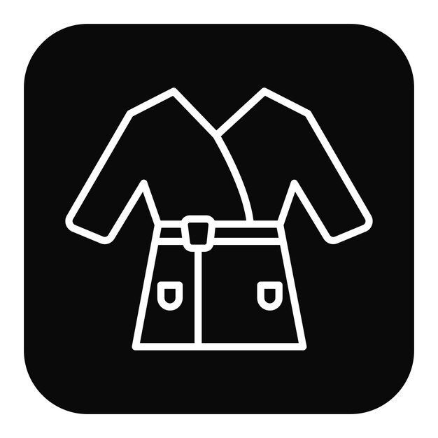 El icono vectorial de la cuerda de baño se puede usar para el conjunto de iconos del spa