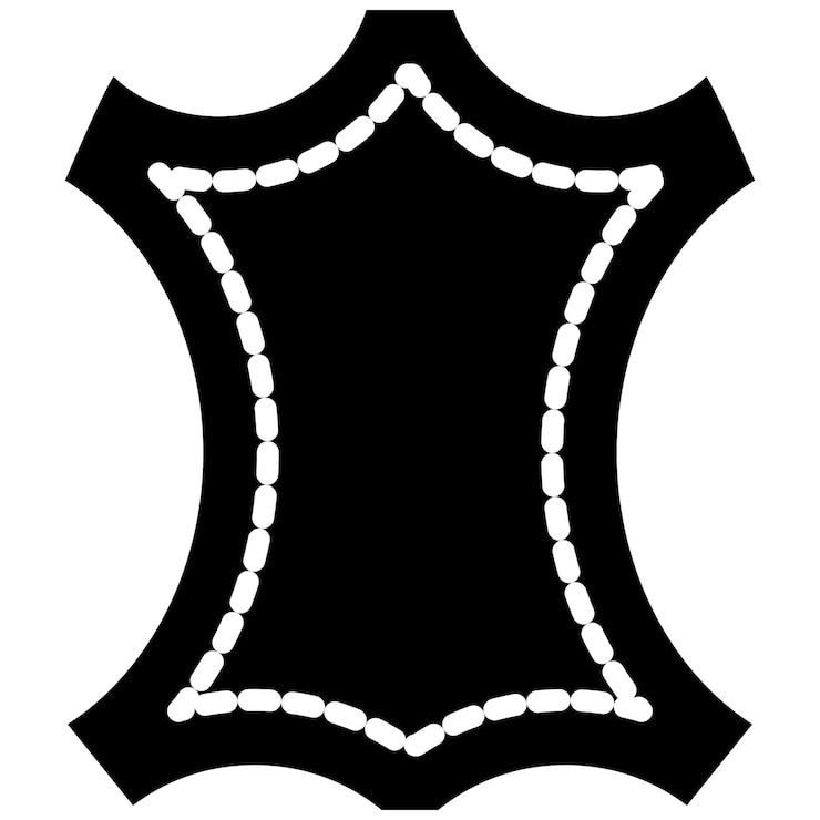 Vector el icono vectorial de cuero se puede usar para el conjunto de iconos de shoemaker