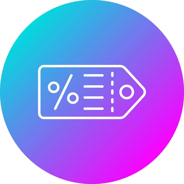 El icono vectorial del cupón de descuento se puede utilizar para el conjunto de iconos de gestión de hoteles