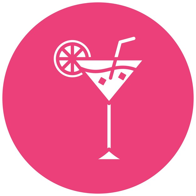 El icono vectorial de Daiquiri se puede usar para el conjunto de iconos de bebidas