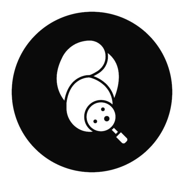 El icono vectorial de dermatología se puede utilizar para el conjunto de iconos de cuidado de la piel