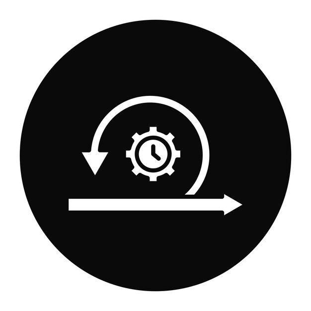 El icono vectorial de desarrollo de software ágil se puede usar para el conjunto de iconos sin código