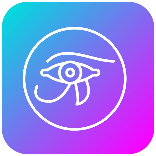 El icono vectorial del desierto egipcio se puede usar para el conjunto de iconos de Egipto