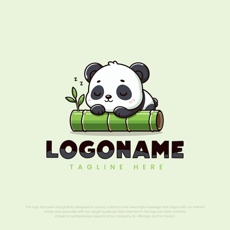 Vector el icono vectorial de dibujos animados de panda hug bamboo ilustración del icono de alimentos para animales concepto aislado premium