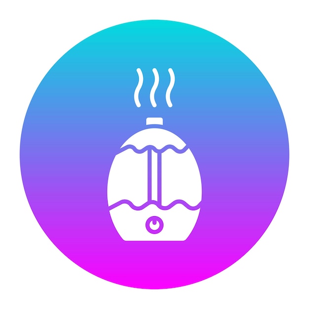El icono vectorial del difusor de aire se puede utilizar para el conjunto de iconos de mejoras para el hogar