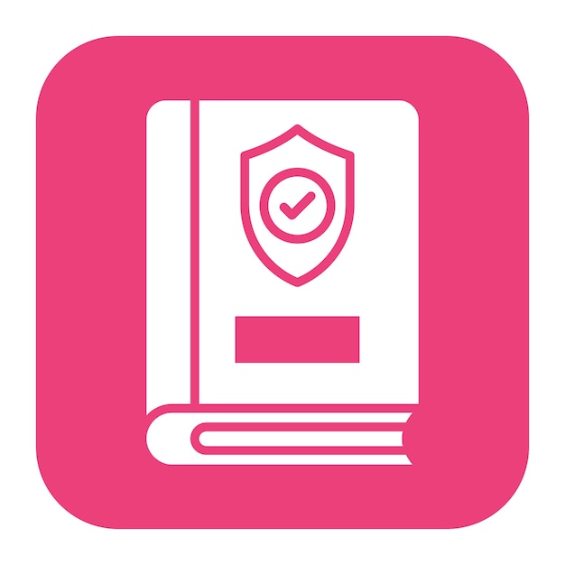 El icono vectorial de las directrices de seguridad se puede utilizar para el conjunto de iconos de planificación de vacaciones