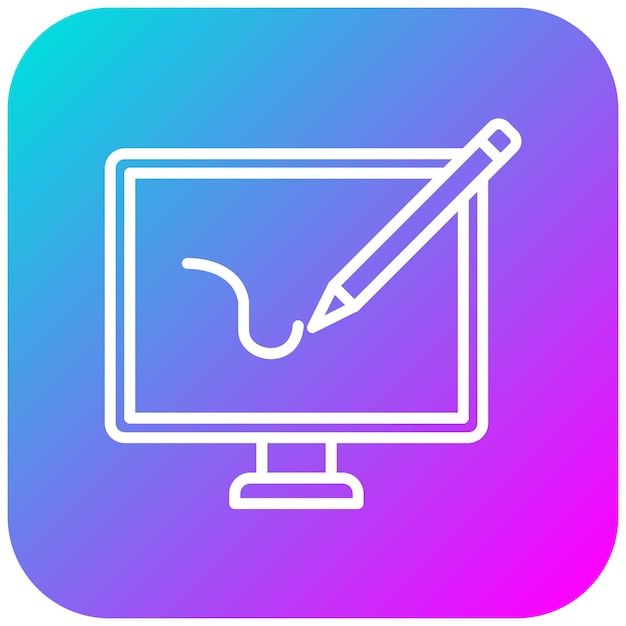 El icono vectorial de diseño gráfico se puede utilizar para el conjunto de iconos de Art and Craft Supplies
