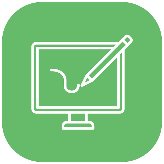 El icono vectorial de diseño gráfico se puede utilizar para el conjunto de iconos de Art and Craft Supplies