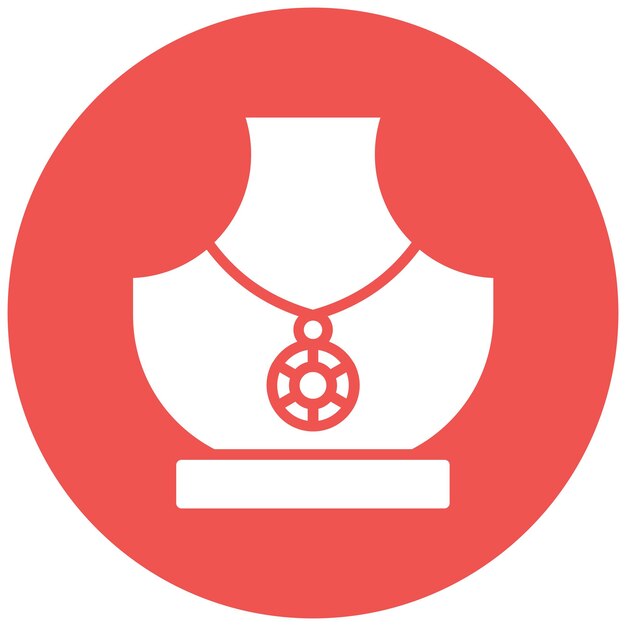 El icono vectorial de diseño de joyas se puede utilizar para el conjunto de iconos de Art and Craft Supplies