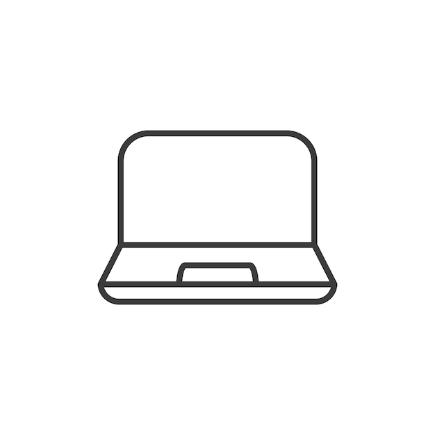 Icono vectorial de dispositivo portátil establecido en estilo de relleno y contorno en negro