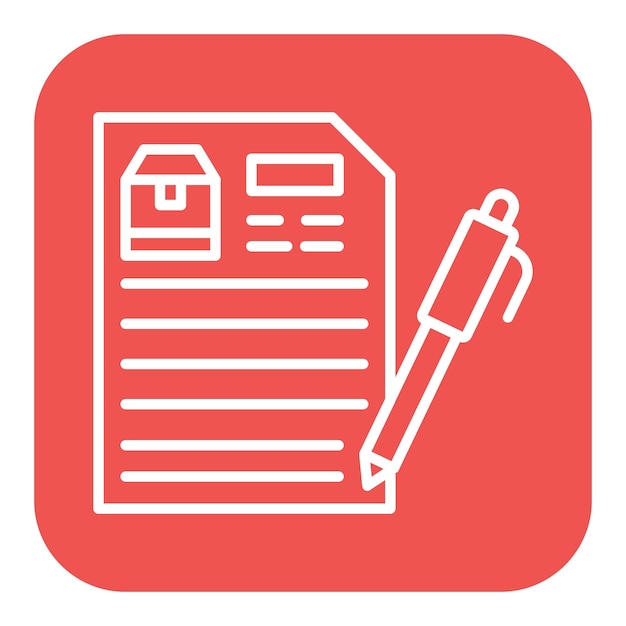 El icono vectorial de documentos de productos se puede utilizar para el conjunto de iconos de documentos y archivos