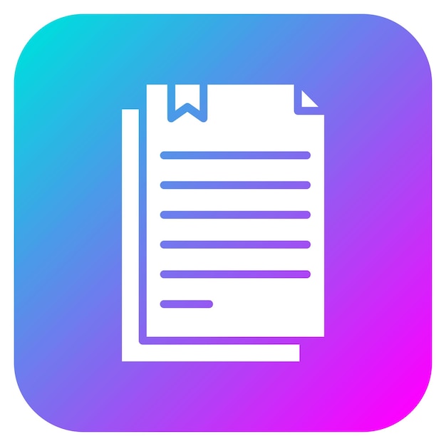 El icono vectorial de documentos se puede usar para el conjunto de iconos de Crimen y Ley