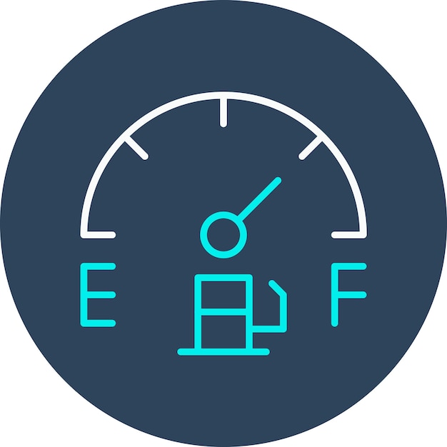 Vector el icono vectorial eco gauge se puede utilizar para el conjunto de iconos de energía sostenible