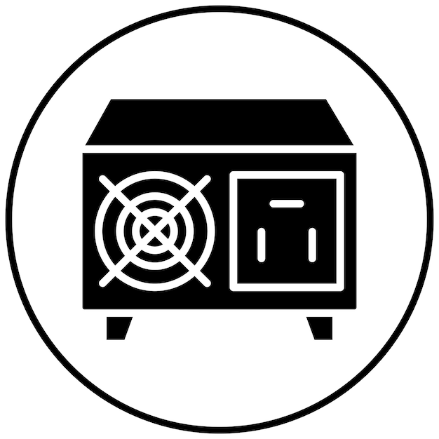 El icono vectorial de Electro Devices se puede utilizar para el conjunto de iconos de fabricación