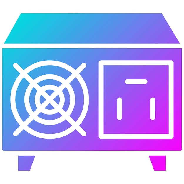 El icono vectorial de Electro Devices se puede utilizar para el conjunto de iconos de fabricación