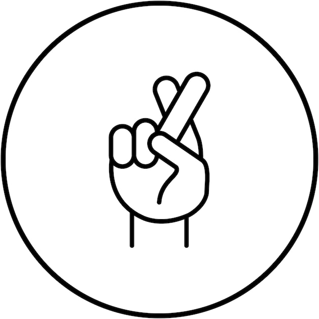 El icono vectorial del emblema engañoso se puede usar para el conjunto de iconos de corrupción