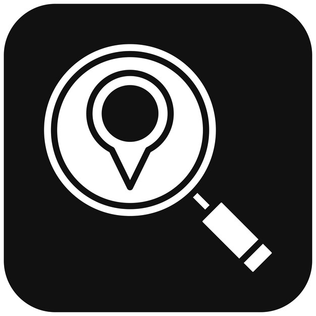 El icono vectorial de Encuentra Nosotros se puede usar para el conjunto de iconos de Contacto con Nosotros