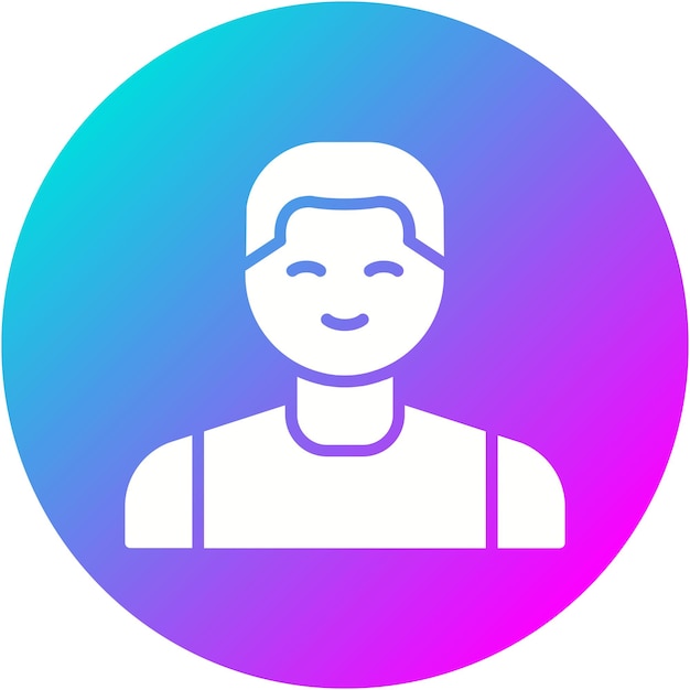 El icono vectorial del entrenador se puede usar para el conjunto de iconos de la aplicación de entrenamiento