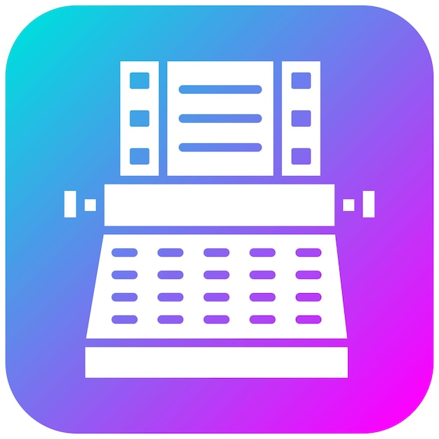 El icono vectorial de escritura de guiones se puede usar para el conjunto de iconos de producción de video