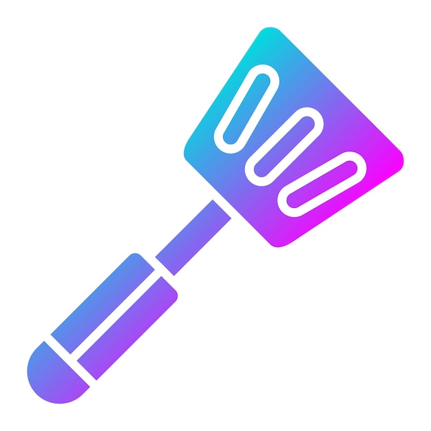 El icono vectorial de la espátula se puede usar para el conjunto de iconos del restaurante