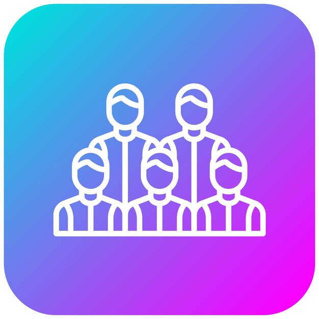 El icono vectorial del espectador se puede usar para el conjunto de iconos de carreras automáticas