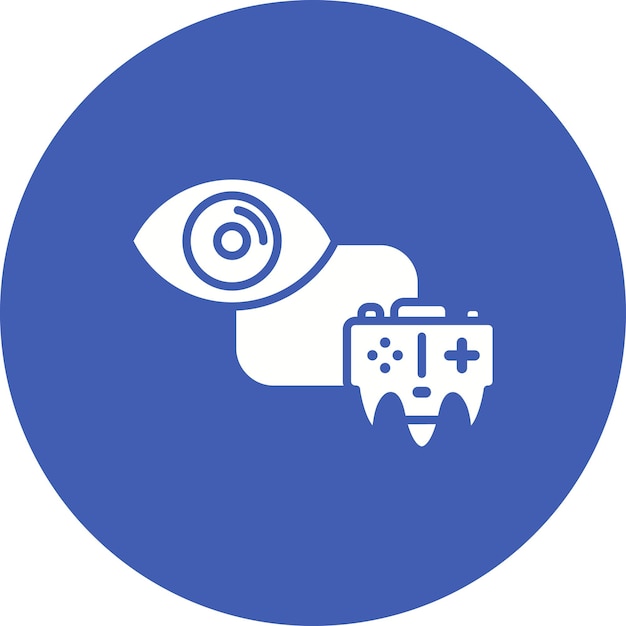 El icono vectorial de los espectadores de juegos se puede usar para el conjunto de iconos de juegos en línea