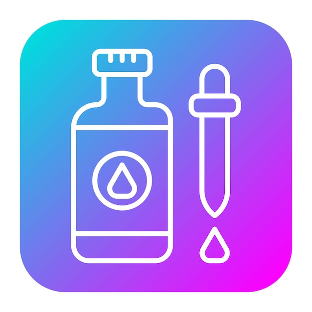 El icono vectorial de Essentail Oil se puede utilizar para el conjunto de iconos de Spa