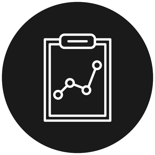 El icono vectorial de estadísticas se puede utilizar para el conjunto de iconos de la aplicación de entrenamiento