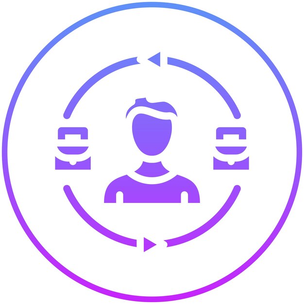 Icono vectorial de estilo de vida adicto al trabajo ilustración del conjunto de iconos de estilos de vida