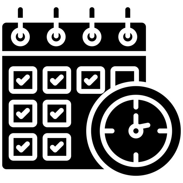El icono vectorial de eventos diarios se puede usar para el conjunto de iconos de bolos