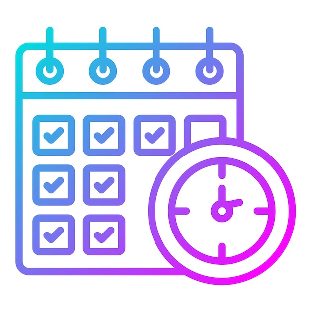 El icono vectorial de eventos diarios se puede usar para el conjunto de iconos de bolos