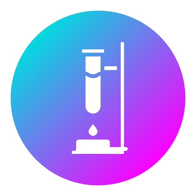 El icono vectorial del experimento se puede utilizar para el conjunto de iconos de vuelta a la escuela