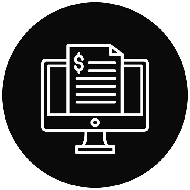 El icono vectorial de las facturas en dólares se puede usar para el conjunto de iconos del casino