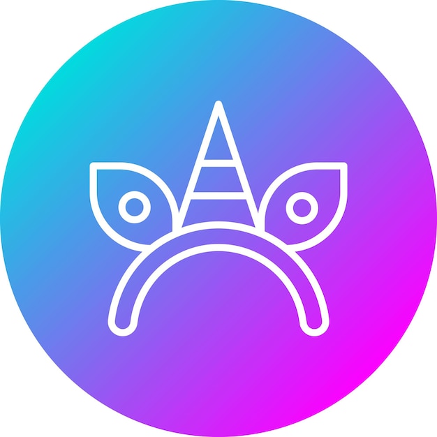 El icono vectorial de la faja de cumpleaños se puede usar para el conjunto de iconos de cumpleañas