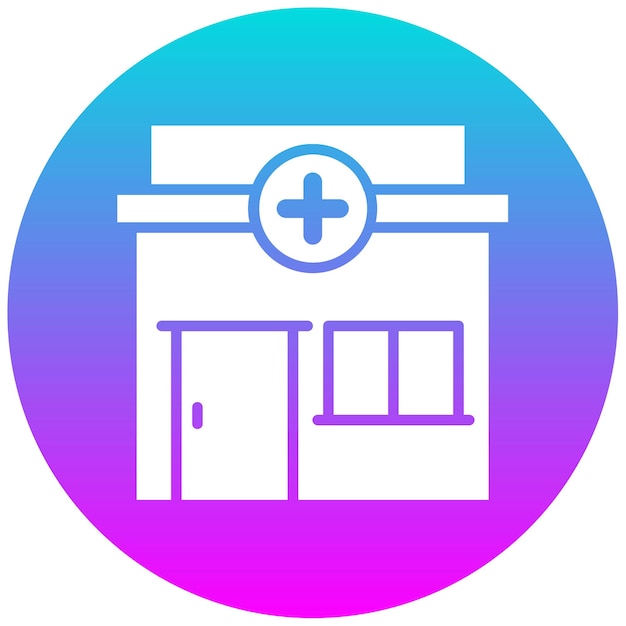 El icono vectorial de la farmacia se puede utilizar para el conjunto de iconos del laboratorio