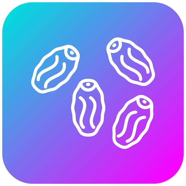 El icono vectorial de fechas se puede usar para el conjunto de iconos de Ramadán