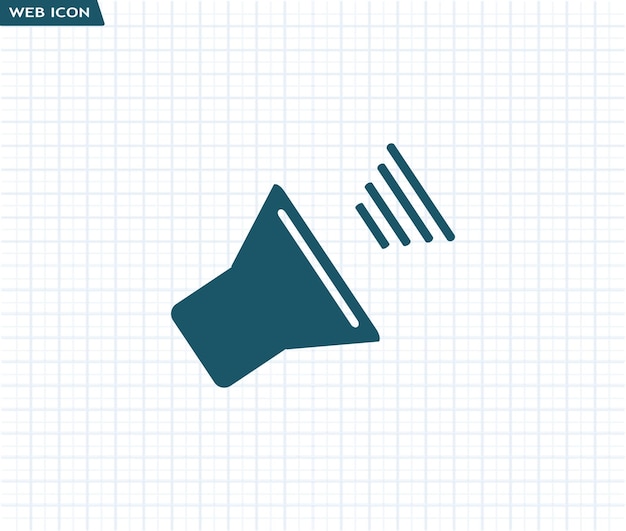 Icono vectorial en un fondo a cuadros