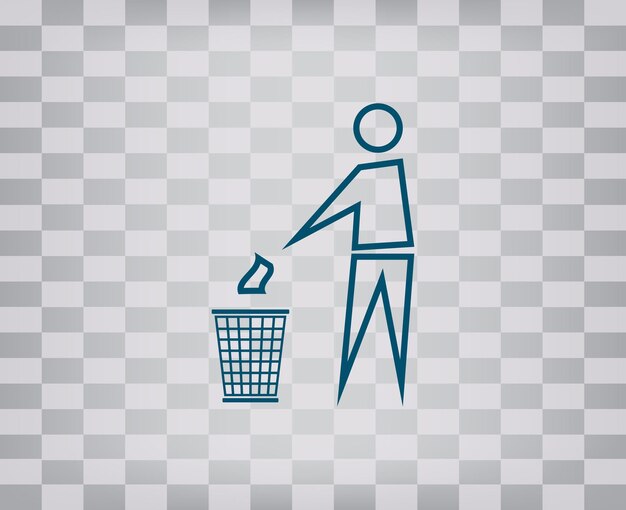 Icono vectorial en fondo gris con gradiente