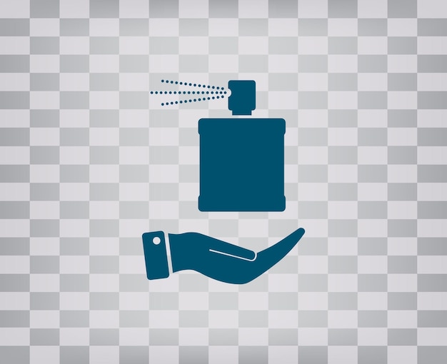 icono vectorial en fondo gris con gradiente
