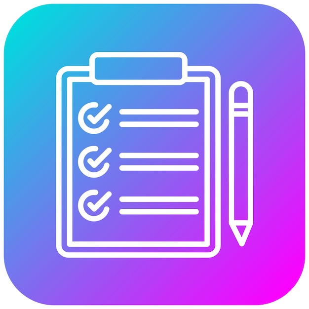 El icono vectorial del formulario de consulta se puede utilizar para el conjunto de iconos de contacto con nosotros