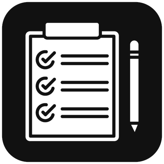El icono vectorial del formulario de consulta se puede utilizar para el conjunto de iconos de contacto con nosotros