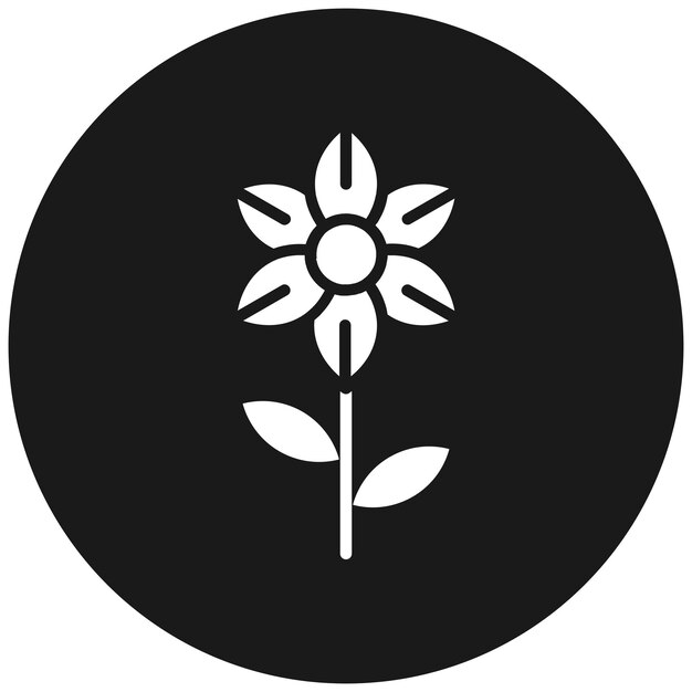 El icono vectorial de Freesia se puede usar para el conjunto de iconos de flores