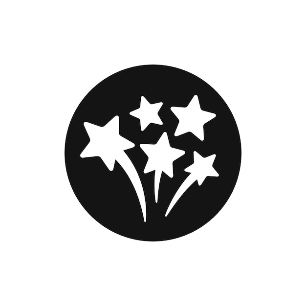 Icono vectorial de los fuegos artificiales