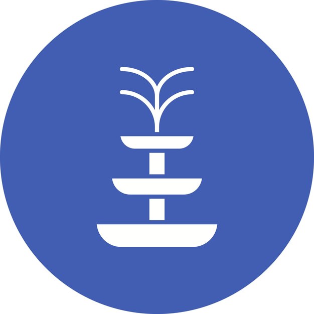 El icono vectorial de la fuente se puede usar para el iconset de Dubai
