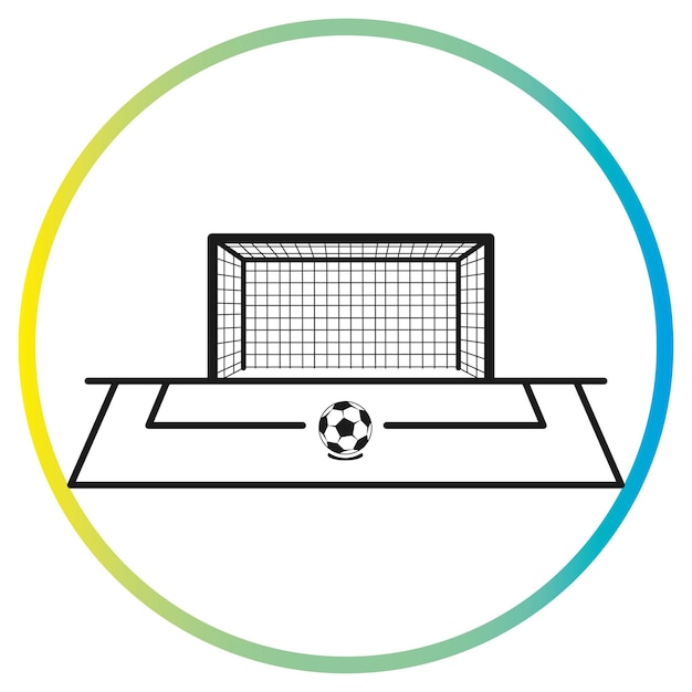 icono vectorial de fútbol