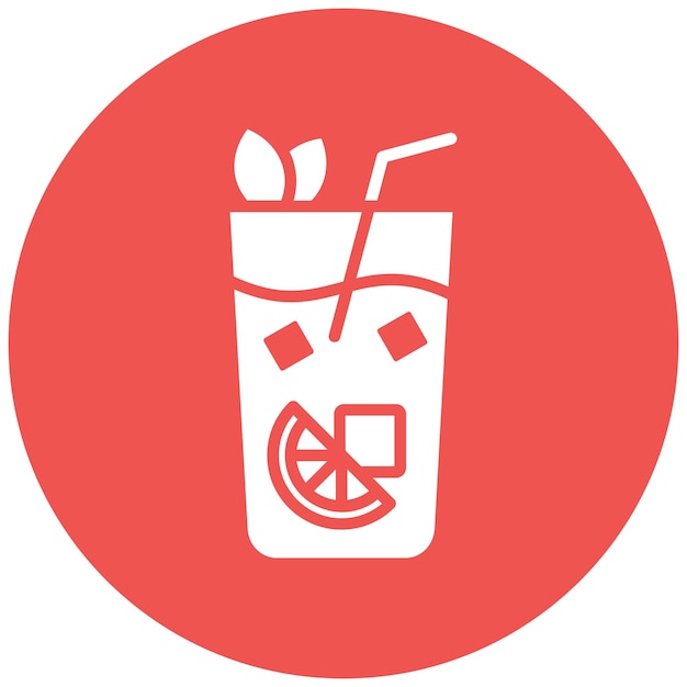 El icono vectorial de Gin Tonic se puede usar para el conjunto de iconos de bebidas