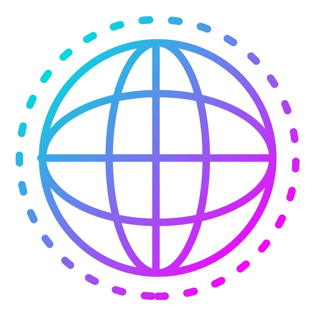 El icono vectorial del globo se puede utilizar para el conjunto de iconos de negocios y recursos humanos