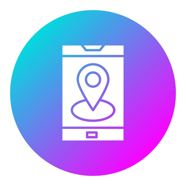 El icono vectorial de GPS se puede utilizar para el conjunto de iconos de codificación y desarrollo