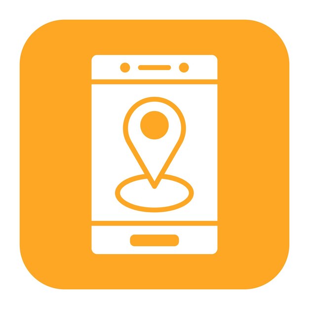 El icono vectorial de GPS se puede utilizar para el conjunto de iconos de vacaciones y turismo