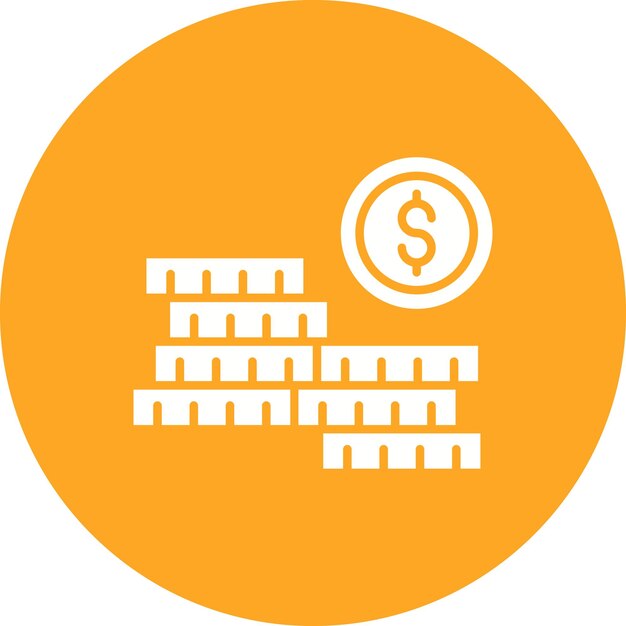 El icono vectorial del gráfico de inflación se puede utilizar para el conjunto de iconos de infografías